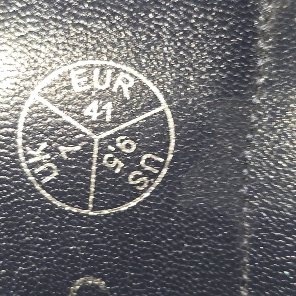 Ara Dark Brown Leather Loafers Square Toe Small Block Heel Womens9.5 - Picture 11 of 11